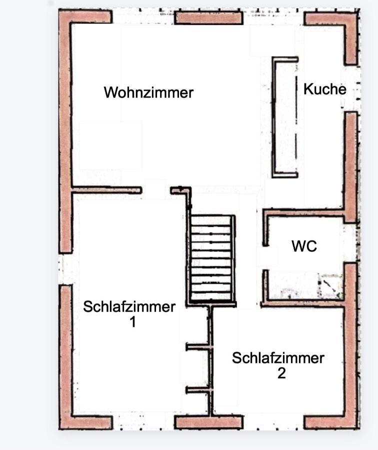 2-Zi Wohnung Mit Kingsize-Bett Und Privatem Parkplatz Ostrohe エクステリア 写真